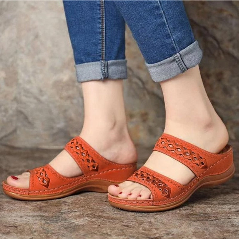 Women Sandals Fashion Wedges Shoes For Women Slippers Summer Shoes With Heels Sandals Flip Flops Women Beach Casual Shoes