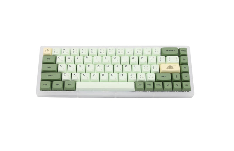 XDA V2 Matcha Green Tea Dye Sub Keycap Set dickes PBT für Tastatur gh60 Poker 87 tkl 104 ansi xd64 bm60 xd68 xd84 xd96 Japanisch