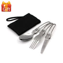 Utensilios de cocina para acampar de aleación de aluminio ultraligeros, tetera para cocinar al aire libre, vajilla para Picnic, tetera, sartén, 3 unids/set