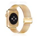 Milanese Apple Watch Band 38mm 40mm 42mm 44mm Stainless Steel Gold Apple Watchband for iWatch Series 1 2 3 4 5