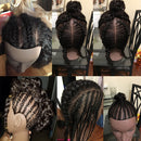 Female Mannequin Head With Hair For Braiding African Mannequin Practice Hairdressing Training Head Dummy Head For Cosmetology