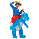 Kids Dinosaur Inflatable Costume Boys Girs Jumpsuit Boysuit Child Alien Cosplay Costume Purim Halloween Party Suit Clothes