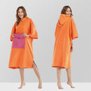 2021 heißer Verkauf heißer Verkauf wasserdichter Hoodie-Poncho-Neoprenanzug mit Mikrofaser-Frottee-Futter