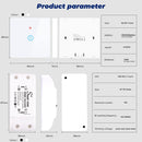 SMATRUL Tuya Smart Home APP WiFi Touch Switch Light RF 433Mhz Wall Panel DIY Relay Module Timer Alexa Socket Lamp 110-220V