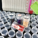 15/30/60/120 Bottles 5d Diamond Painting Accessories tools Storage Box Carry Case diamant painting tools Container Bag
