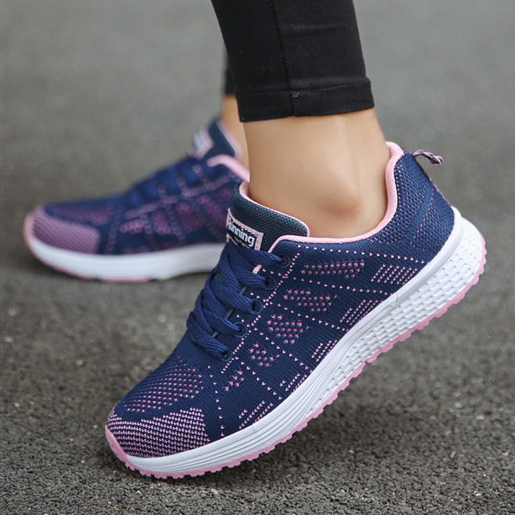 Sports Shoes Women Breathable Sneakers Women White Shoes For Basket Femme Ultralight Woman Vulcanize Shoes Couple Casual Sneaker