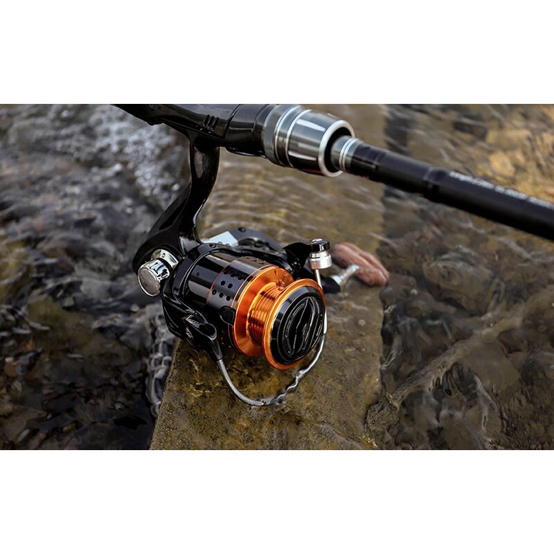 LINNHUE Angelrolle FA1000-6000 No Gap Metal Spool Max Drag 8KG Hecht Spinnrolle High Speed ​​5.2:1 Rolle Angelausrüstung Pesca
