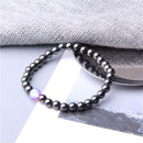 Cool Weight Loss Magnetic Therapy Bracelet Health Care 6mm Beads Hematite Bracelet Natural Stone Moonstone Charm Jewelry Pulsera