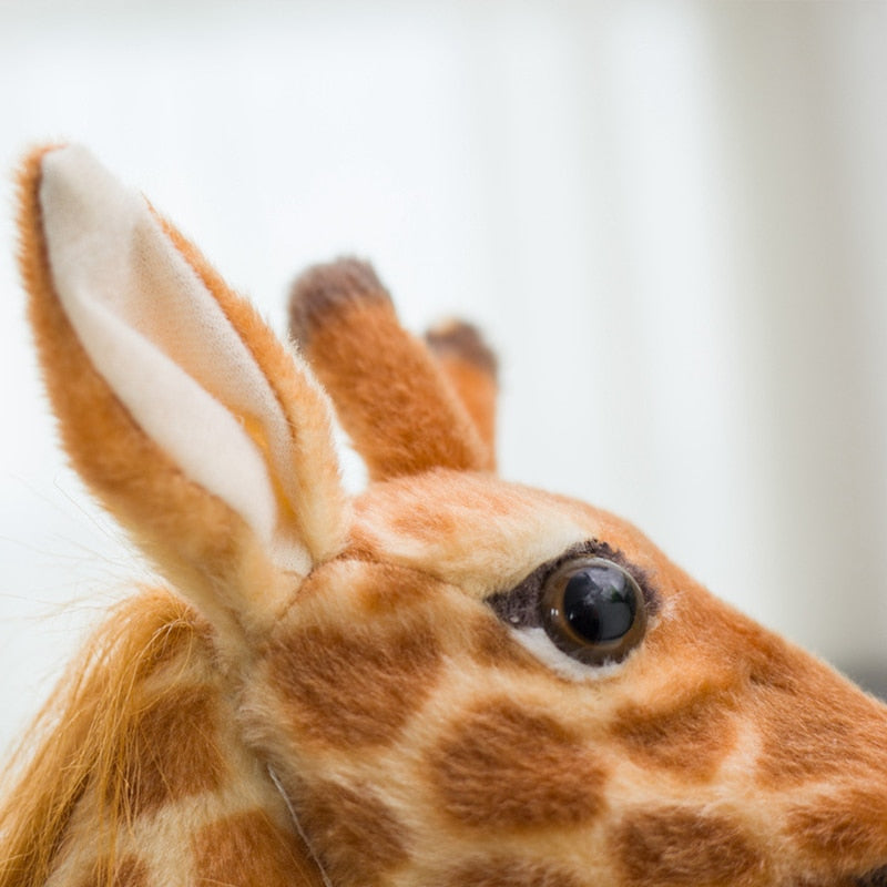 Riesige echte Giraffe Plüschtiere niedliche Stofftierpuppen weiche Simulation Giraffe Puppe Geburtstagsgeschenk Kinder Spielzeug Schlafzimmer Dekor