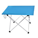 Mesa portátil de aleación de aluminio, muebles de exterior, plegable, para acampar, senderismo, escritorio, mesa de pícnic al aire libre para viajar, muebles
