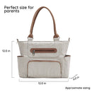 7Pcs/Set Mummy Bag Large Capacity Bag Mom Baby Multi-function Diaper Bag Nappy Tote Bag Travel Bag With Stroller Straps