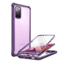 For Samsung Galaxy S20 FE 5G Case (2020) I-BLASON Ares Full-Body Rugged Clear Bumper Cover Case WITH Built-in Screen Protector