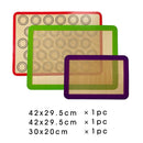 Professional Grade Silicone Baking Mats Set Non Stick Sheet Mat BPA Free Liner Sheets Bakeware for Macarons Cookies Bread Making