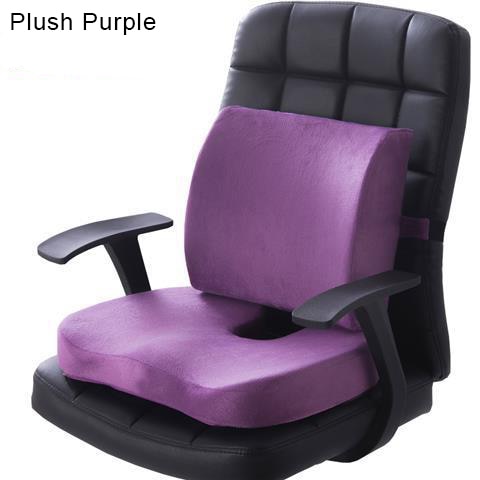 Cojín ortopédico para asiento de hemorroides, cojín de espuma viscoelástica para coche, cojín de rebote para silla de oficina, soporte Lumbar, almohada transpirable para aliviar el dolor