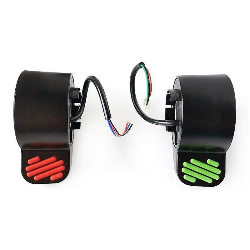 Actualización de freno de acelerador de botón de dedo de Color rojo y verde para piezas de repuesto de Scooter eléctrico Ninebot ES1/ES2/ES3/ES4