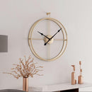 Nordic Luxury Large Wall Clock Modern Design Living Room Kitchen Wall Clock Battery Operated Iron Personality Clocks Home Decor