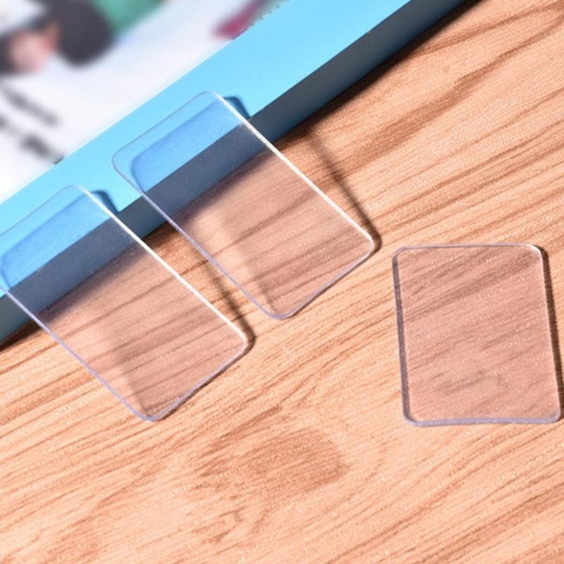 100/10Pcs Waterproof Sticker Powerful Non-Mark Photo Wall Auxiliary Double-Sided Pendating Fixed Two Sticky Bathroom Tape piece