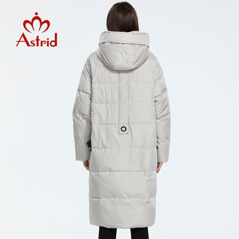 Astrid 2022 Winter new arrival down jacket women loose clothing outerwear quality with a hood fashion style winter coat AR-7038