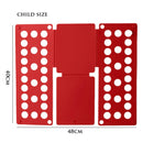 Adult Kid Clothes Folder Plastic Clothing Folding Board T Shirts Folder Easy and Fast Closet Organizer Mom Quick Clothes Holder