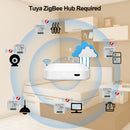 GIRIER Tuya ZigBee 3.0 Smart Light Switch Module No Neutral Wire Required Works with Alexa Google Home Support 2 Way Control
