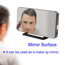 Reloj despertador Digital con espejo, LED, temperatura electrónica, mesa de pared, relojes de repetición, reloj multifunción USB, luz nocturna para el hogar y la Oficina