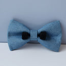 Kostenlose Gravur Schleife Hundehalsband Labrador Stier Bowknot Haustierhalsband Leine Riemen verstellbare Schnalle Zubehör französische Bulldogge Cowboy 01