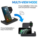 FDGAO 20W 3 in 1 Wireless Charger for Apple Watch 8 7 6 SE iPhone 14 13 12 11 Pro XS XR X 8 Samsung S23 S22 Fast Charging Stand