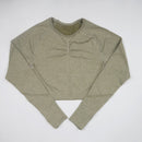 1PC Single free combination Seamless Yoga Set Women Workout Sportswear Gym Clothing Fitness suits Long Sleeve+Leggings+Sport Bra