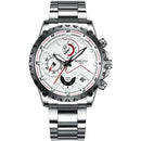 NIBOSI Men Watch Big Dial Sports Watches Mens Fashion Army Watch Men Military Clock Quartz Wristwatch Relogio Masculino