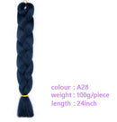 Black Star Hair Ombre Jumbo Extensiones de cabello trenzado Trenzas retorcidas de 24 pulgadas Fibra de cabello sintético para trenzado retorcido para mujeres