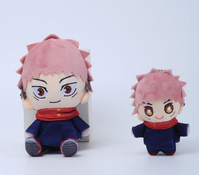 10cm-15cm Jujutsu Kaisen Yuji Itadori  Anime Plush Toy Stuffed Toy keychain