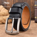 [DWTS]men belt male  leather belt men male  genuine leather belt  strap luxury pin buckle fancy vintage jeans free shipping
