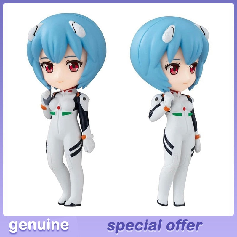 Original EVA Gashapon Anime figura de acción juguetes puedes avanzar 2:22 Nagisa Ayanami Rei Asuka Langley Makinami PVC ABS juguete muñecas