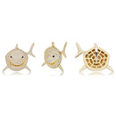 TOPGRILLZ Small Size Shark Pendant Iced Out Cubic Zirconia Pendant Necklace Hip Hop For Men Women Fashion Gift Jewelry