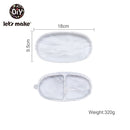 Let's Make 1Set Baby Feeding Anti-slip Pads Two-sided Suction Cup Children Silicone Baby Feeding Bowl Dish Mats Coaster for Kids
