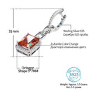 Zultanite Sterling Silver Drop Earring 925 Jewelry for Women Business Occassion Created Zultanite Color Change Classic Style