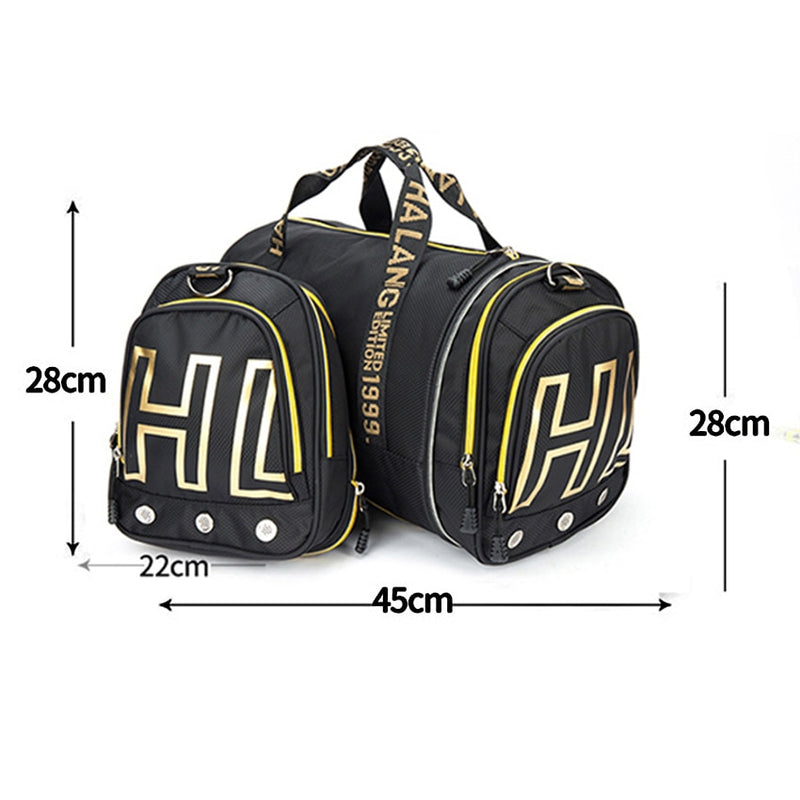 ROEGADYN large Capacity Chest Bag Folding Gym Bag Men Fitness Bag For Gym Men Waterproof Sport Bag Men Gym Bag  Shoe Compartment