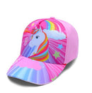 baby girl unicorn hat cap accessories for 2-8 year girls unicorn rainbow baseball cap casquette summer sun truck hat for kids