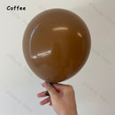 Retro Coffee Matte White Balloons Garland Arch Kit Boho Wedding Decoration Gender Reveal Birthday Baby Shower Decor Accessory