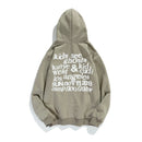 Streetwear Oversize Sweatshirt Männer und Frauen Letter Print Fleece Winter Hoodies Stranger Things Hip Hop Baggy Hoody