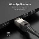 ZoeRax CAT8 /CAT7 /CAT6A Rj45 Connector Plug, Tool Free Shielded RJ45 Ends, Cat8 Field Termination Plug - 40Gbps