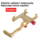 Aluminium-Fahrrad-Handyhalter Motorrad-Rückfahrhalterung 360 Grad drehbarer Lenker für Telefon GPS-Telefonständer