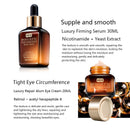 Hautpflegeset Braune Flasche Gesichtswasser Essenz Augenpflegecreme Gesichtslotion Anti-Aging Retinol Reiniger Koreanisches Kosmetikset Q