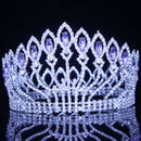 Crystal Queen Hochzeit Tiara Krone Braut Festzug Haarschmuck Barock Diadem Kopfschmuck Damen Braut Kopfschmuck Accessoires