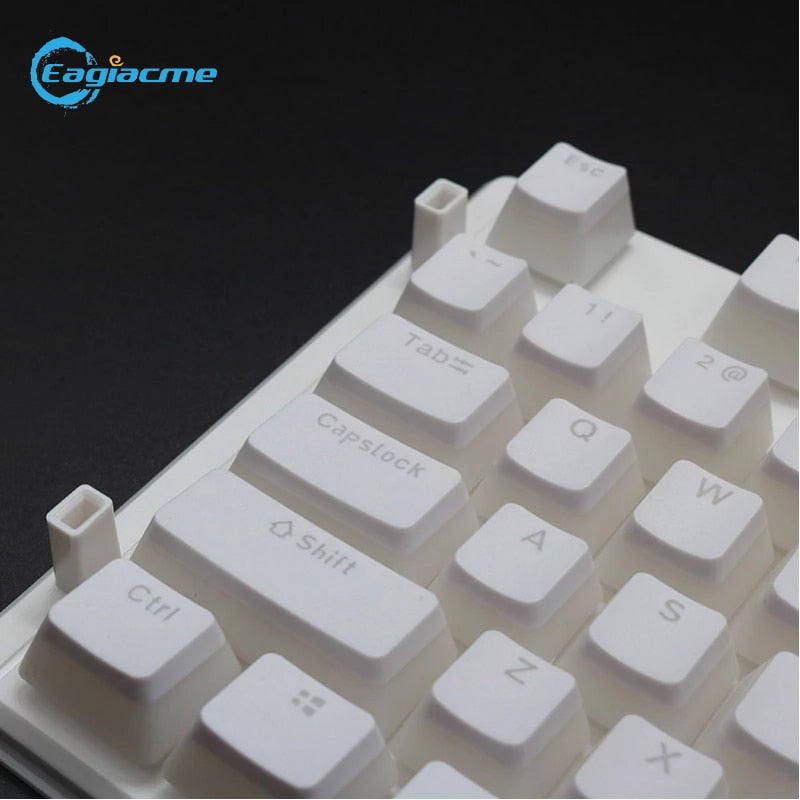 PBT-OEM-Profil, transparente Pudding-Tastenkappen, mechanische Tastatur mit Hintergrundbeleuchtung, 108 Tasten, zweifarbig, mechanische Gaming-Tastenkappe, universell