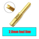 Leather edge ebony handle creasing machine Leader rcraft marking edge decoration surface line pure copper edge line tool groove