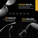 CoolPandas Top Brand Pilot Sunglasses Men Polarized Sun glasses For Male 2020 Anti-Glare Driving Oculos lunettes de soleil homme