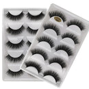 wholesale 10/20/30/40/50/60/100 boxes mink eyelashes 5 pairs natural long false eyelashes 3d lashes bulk super fluffy faux cils
