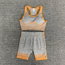 Women 2/3/5pcs Yoga Set Running Seamless Gym Workout Short Sleeve+Top Sport+Leggings+shorts+bra Fitness Suit Yoga Suit