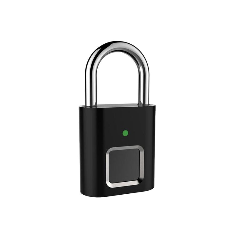 Mini Smart Biometric Thumbprint Door Padlocks Rechargeable Door Lock Fingerprint Smart Padlock USB Keyless Quick Unlock